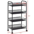 thumbnail image 6 of 4 Tier Storage Rack Trolley Cart, 6 of 7
