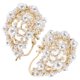thumbnail image 1 of unbranded 1Par Pendientes De Simuladas En Dorado Con Hueco Para Mujer, 1 of 5