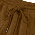 thumbnail image 6 of QQZ Flowy Wide Leg Cargo Joggers Pants For Women, Elastic Waist Drawstring Casual Track Pants, Daily Lounging Weekend Travel Outfits, 6 of 8