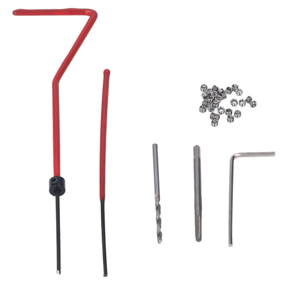 Threaded Insert Kit,Thread Repair Kit Metal Thread Restorer Kit Thread Repair Kit Striking Appearance