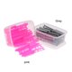 thumbnail image 3 of Juego de 25 Rulos de Cabello para Rizos Profesionales, Color Gris, Ideal para Estilos Voluminosos en Casa o Salón, Fácil de Usar y Sin Dañar el Cabello, Incluye Caja de Almacenamiento., 3 of 7