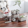 thumbnail image 1 of Fresh Produce Vegetable Fruit Storage Containers - Stay Fresh Containers For Refrigerator - Draining Crisper With Strainers,white, 1 of 4