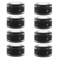 LOLIPPYY 8Pcs Black LED Roller Skate Wheels with Bearings for Smooth Indoor Outdoor Quad Skating