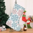 thumbnail image 4 of Christmas Stockings,Blue and Pink Christmas Snowflake Pattern Stockings Christmas,14.8'' Xmas Stockings,Christmas Party Favors,Christmas Party Decorations,Christmas Stockings Personalized, 4 of 5