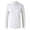 White, variant on Wyobmus Men's Long Sleeve Shirt Casual Fashion Fall Stand Collar Button Down Solid Color Shirt Black