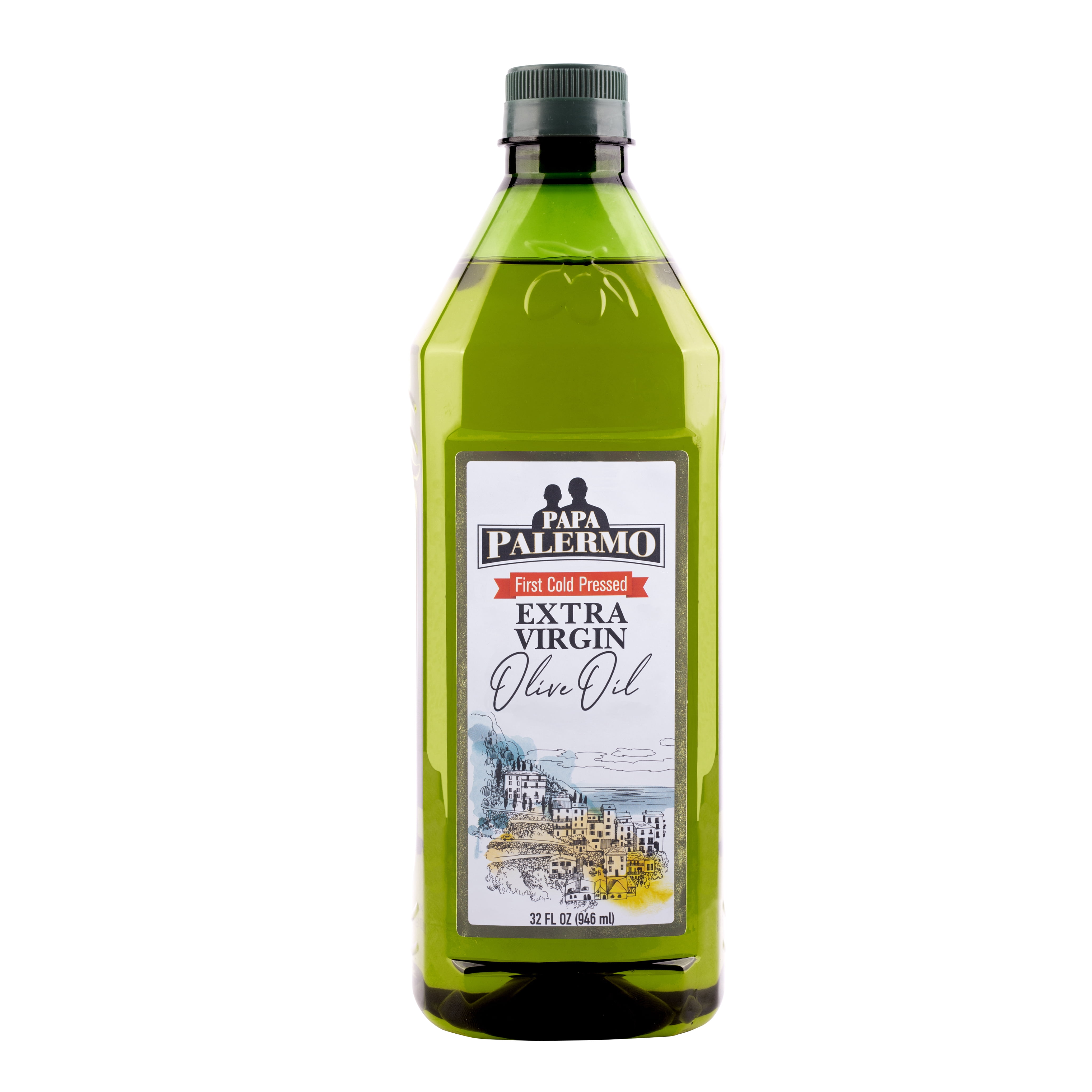 (4 pack) Palermo Extra Virgin Olive Oil, 32 fl oz