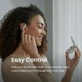 thumbnail image 3 of Shokz OpenFit - Open-Ear True Wireless Bluetooth Headphones with Microphone, Earbuds with Earhooks, Sweat Resistant, Fast Charging, 28HRS Playtime, Beige, 3 of 9