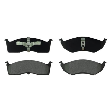Gridiron Brakes Semi-Metallic Front Brake Pad Set Driver and Passenger Side