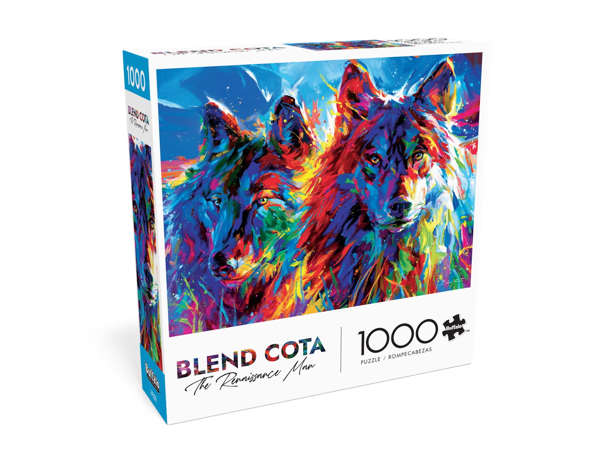 Buffalo Games Wolves True Love 1000-Piece 26.75 x 19.75-inch Interlocking Jigsaw Puzzle for Adults Ages 14+