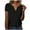 Black, variant on Shirts for Women Casual V Neck T Shirts Short Sleeve Summer Top Loose Plain Tshirts TeesS-XXL
