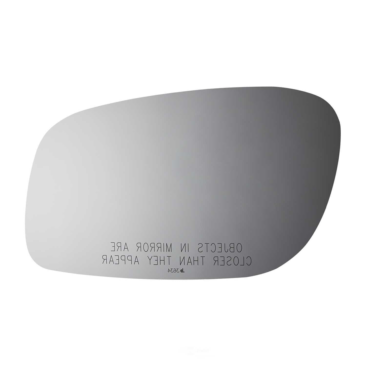 Burco Side View Mirror Replacement Glass - Clear Glass - 3634