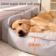 thumbnail image 4 of Comfortable Beds for Large Dogs Machine Washable Waterproof Dog Bed L Shape Foam Dog Beds Spacious Mat for Multiple Dogs Family ShopWise Round, 4 of 8