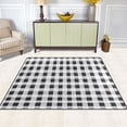 thumbnail image 5 of Ryvnso Checkered Grid-b6 Area Rug Floor Mats Non-Slip Home Carpet 80 x 58 inch, 5 of 7