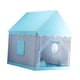 thumbnail image 3 of Tienda de juegos para niños con ventana de dibujos animados, fácil de instalar, para niños y niñas, castillo de princesa, interior para ventana redonda azul, 3 of 10