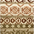 thumbnail image 3 of Plutus Brands Arabesque Shades of Brown Luxury Decorative Throw Pillow Double Sided 16" x 16", 3 of 3