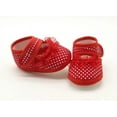 thumbnail image 4 of BAnala Warm Girls Sole Dot Soft Lace Baby Flats Shoes Casual Baby Shoes Shoes (Red,9-12 Months), 4 of 6