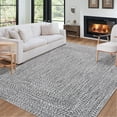 thumbnail image 1 of Area Rugs Braided Print Rug, Machine Washable Indoor Rug Non-Slip Low Pile Farmhouse Solid Carpet for Bedroom, Living Room, Dining Room Office, 1 of 10