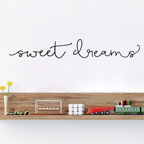 Sweet Dream Wall Sticker Home Decor Kids Children Room Decoration Nursery Wall Art Murals Poster Bedroom Decals 43x7cm