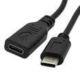 thumbnail image 3 of Type C Extension Cord with Power Switches 30cm USB C Power Extension Cable with Switches PVC Cord for Tablets & Smartphones, 3 of 7