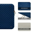 thumbnail image 3 of LLAYOO 13" Laptop Sleeve Diamond Foam Shock Resistant Case Cover Bag Compatible with 13.3 MacBook Air Pro M1 A2337 A2338 A1932 A1989 A2159 A2179 A2251 A2289 for 13.3" Notebook Chromebook (Navy Blue), 3 of 7