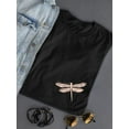 thumbnail image 3 of Let It Dragonfly T-shirt Women's -SmartPrintsInk Designs, 3 of 4