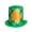 C, variant on Yihuala Green Leprechaun Hat Patrick Day Hat Irish Leprechaun Hat Green Top Hat St Patricks Party Hat Shamrock Hat
