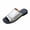 Silver, variant on Women's Perforated Open Toe Flat Mule Slides Breathable Casual Walking Sandals for Urban Daily Commute Brown 7
