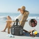 thumbnail image 1 of Bolsa de Playa de Malla Resistente a La Arena | Bolsa de Gran Capacidad con 9 Bolsillos de Malla y Compartimento con Cremallera | Bolsa Ligera de Poliéster para Guardar Juguetes de Piscina, Comestibl, 1 of 6