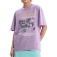 thumbnail image 2 of Womens Summer Short Sleeve Tops Spring Trendy Vacation Tees Crew Neck Graphic Print Y2K Fashion T Shirts, 2 of 4