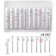 thumbnail image 1 of 10 unid/set de brocas de diamante para uñas, taladros eléctricos para manicura, Kits de fresas, limas de pedicura, herramientas de esmalte de Gel, accesorios para uñas Gao Jinjia LED, 1 of 2