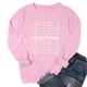 thumbnail image 5 of Xuyuer Women 100 Days of School Sweatshirt: Funny Teacher Shirts School Teaching Long Sleeves Teachers Gifts Tops Teacher Graphic T-Shirts School Days Tee Tops, 5 of 6