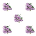 thumbnail image 1 of Ramo de flores artificiales vibrantes Bewildely Dalia morado, 1 of 6