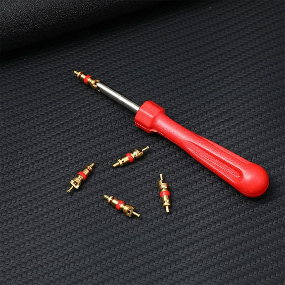 Soimiss Plastic and Stainless Steel Tire Stem Core Tool for Car Truck and Motorcycle Tire Maintenance