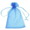 thumbnail image 2 of Costalitos Organza con Cordon PouchySkyBlue 15Pzas Azul Claro 5x7cm Tela Bolsa Organza. VentDepot MXPAZ-007, 2 of 2