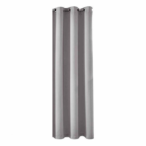 Cortinas de 99 cm de ancho y 198 cm de largo, opacas, para dormitorio y sala de estar. Cortinas de poliéster con ojales, aislamiento térmico y reducción de ruido. Par de paneles individuales.