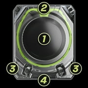 Beyblade X Xtreme Battle Set with Beystadium, 2 Right-Spinning Battling Tops, and 2 Launchers