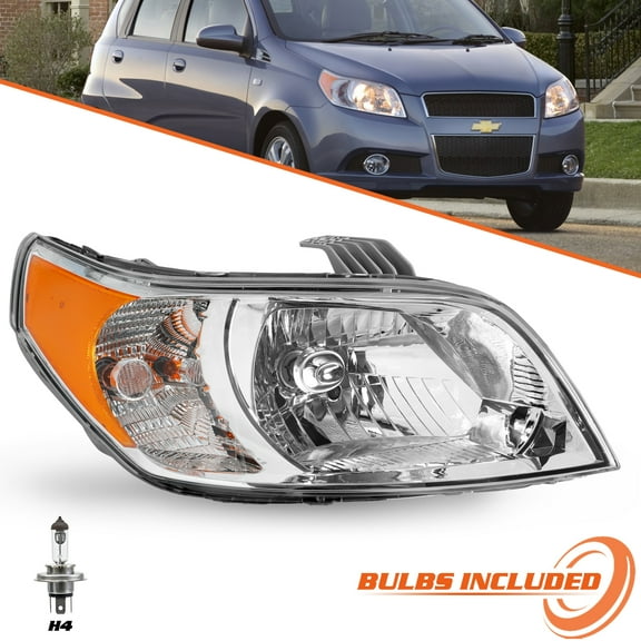 For 2009-2011 Chevy Aveo5 Aveo 5 Halogen Headlights Right Side w/ Bulbs