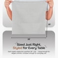 thumbnail image 6 of HEIRLOOM COMFORT Ash Grey Cloth Dinner Napkins (Set of 12), Diamond Weave, 16x16 Inch, 100% Cotton, Soft & Reusable Table Linen Napkin for Modern Dining, Formal Events & Everyday Table Setting, 6 of 7