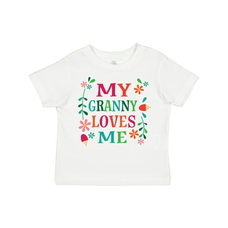 

Inktastic Granny Loves Me Girls Girls Toddler T-Shirt