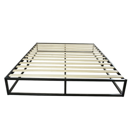 Zimtown Sturdy Bed Frame Mattress Foundation Platform Bed with Wood Slat Support,