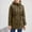 196#Green, variant on Ftwytp Women's Casual Trench Coat Single Breasted Mid-Length Pea Coats Solid Color Cardigan Fashion Loose Hooded Jackets