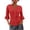#09 Red 【PICK YOUR FAVORITES & STOCK UP】, variant on Women's Solid Color Pleated Trumpet Sleeve Top T-Shirt Blouse Summer Casual Daily Wear Crewneck Mid Sleeve Fashion Essential Gift for Women | Aestivo,Beige L