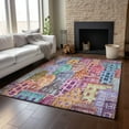 thumbnail image 6 of Addison Rugs Mayfield Washable Transitional Novelty Red Rectangle Rug, 10' x 14', 6 of 6