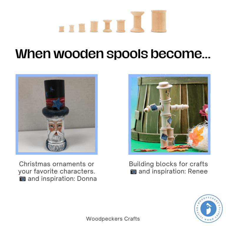 Wooden Spools - 50 Pc.