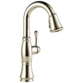 thumbnail image 1 of Delta Robinet Cassidy avec Pulvérisateur Rétractable, Trou Unique, Nickel Poli, 1 of 5