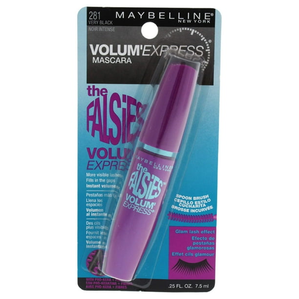Máscara Maybelline Volum' Express The Falsies Very Black