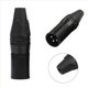 thumbnail image 3 of 50 Piezas DIY 3 Pines XLR Adaptador Enchufe XLR Conector de Aviación Cabezal de Soldadura Conector de Cable de Micrófono (Macho), 3 of 5