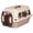 Beige, variant on 23-Inch 2-Door Top-Load Hard-Sided Pet Travel Carrier with Front and Top Entry, Portable 22.8x15x13-Inch Hard Plastic Pet Kennel with Secure Ventilation for Dogs and Cats, Gray and Blue