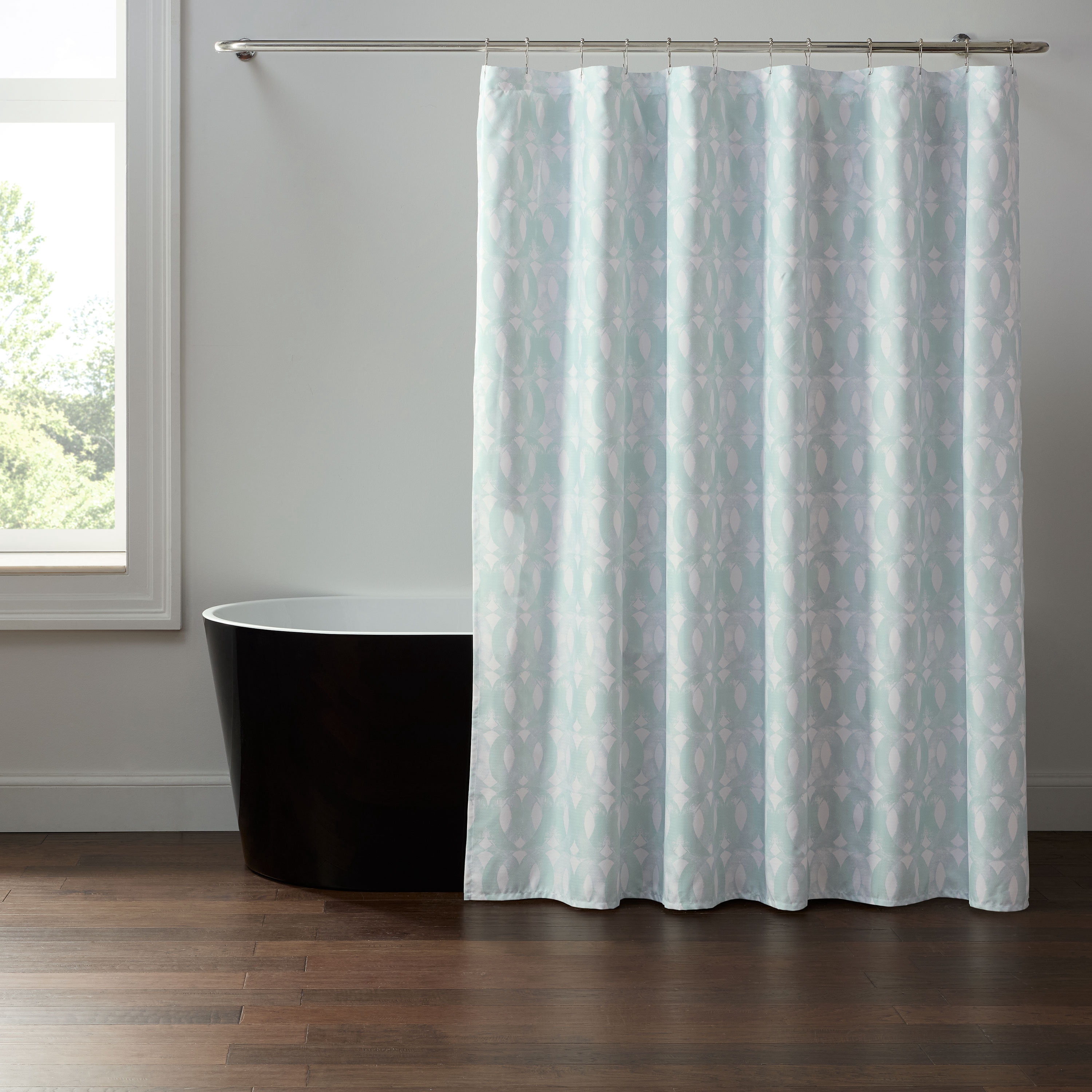 Martex Arcadia Gemma Shower Curtain, 72" x 72", Sage