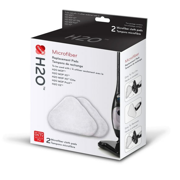 Tampons de rechange en microfibres H20